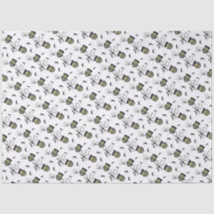 🖤 Black Frankenstein Tissue Paper 💀🎃