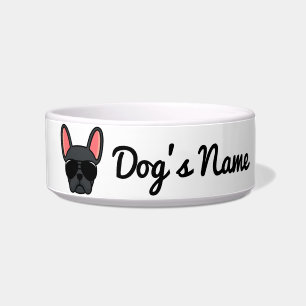 Black French Bulldog Bowl