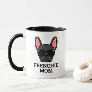 Black French Bulldog Frenchie Dog Mom Mug