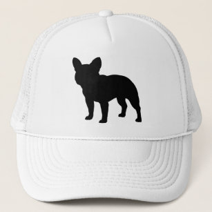 Black French Bulldog Silhouette Frenchie Lover's Trucker Hat
