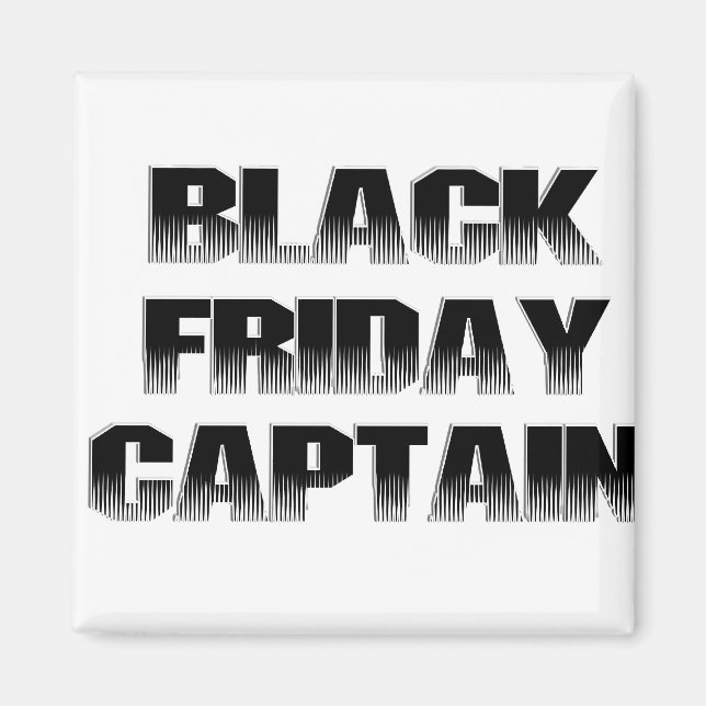 Black Friday Captain Magnet (Front)