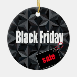 Black Friday Ceramic Ornament