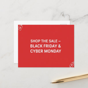 Black Friday & Cyber Monday: Postcard