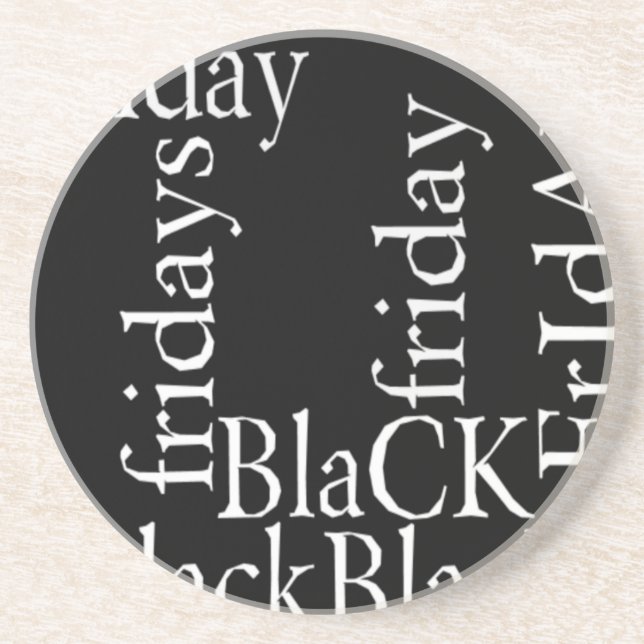 Black Friday Design Coaster (Front)