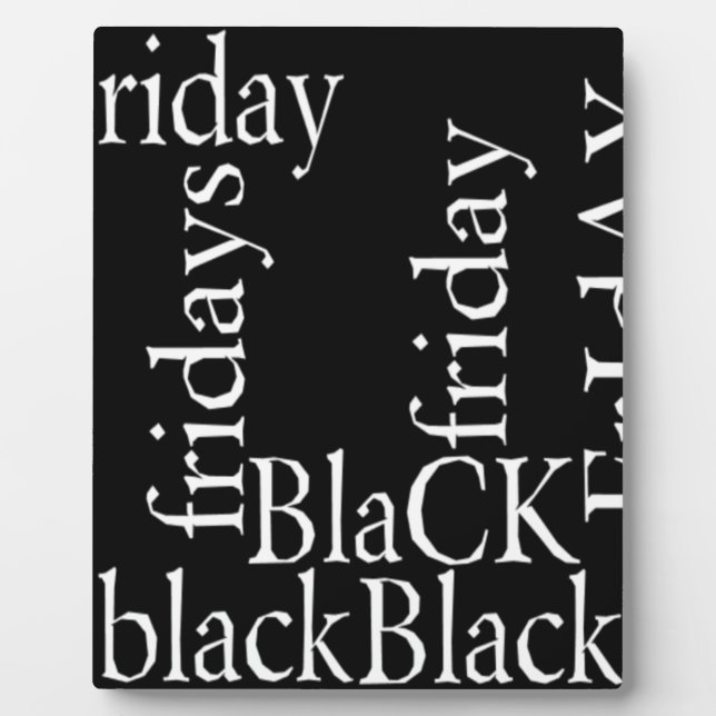 Black Friday Design Plaque (Front)