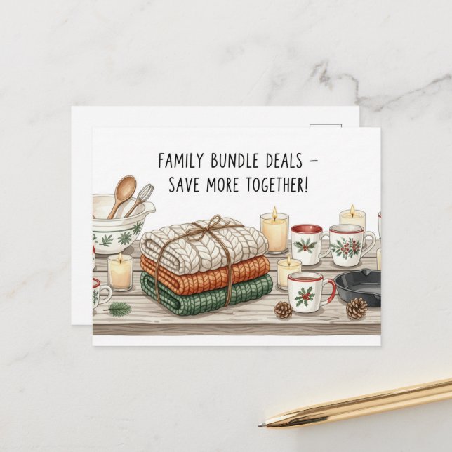 Black Friday  Postcard (Front/Back In Situ)