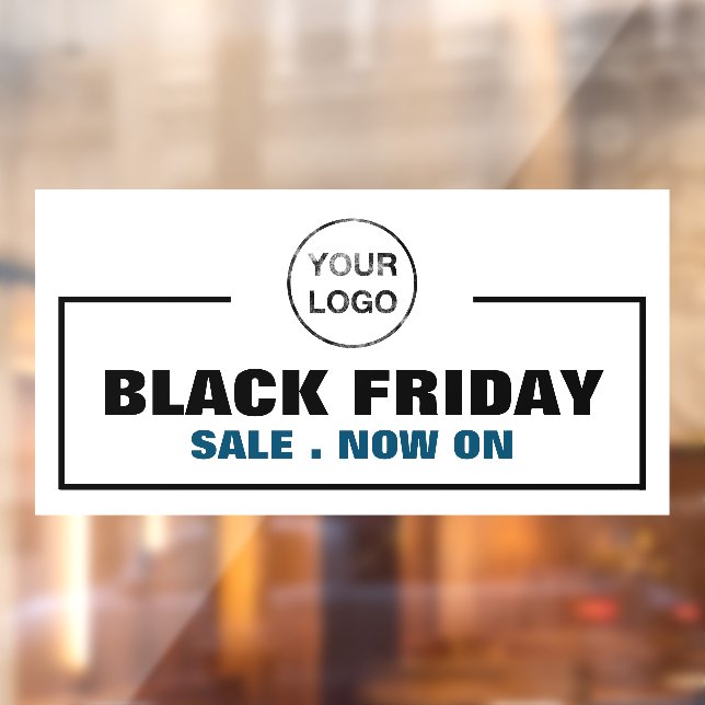 Black Friday Sale and Business Logo Window Cling (Sheet 2)