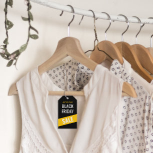 Black Friday SALE Clothing Hang Price Tag