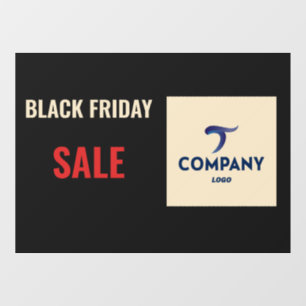 Black Friday Sale Company Logo Window Cling