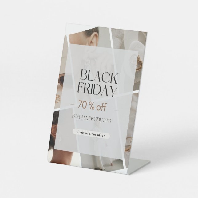 Black Friday Sale  Pedestal Sign (Front)