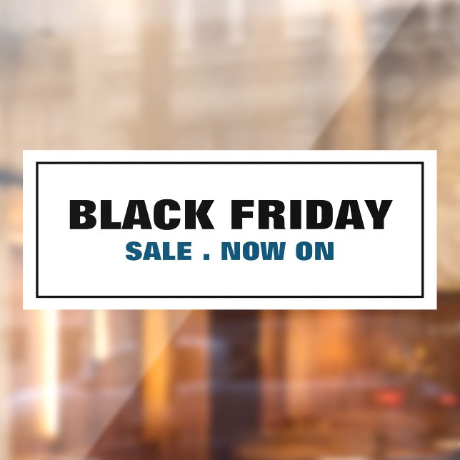 Black Friday Sale Window Cling (Sheet 2)