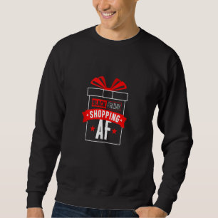 Black Friday Shopping Af Team Matching Couples Sweatshirt