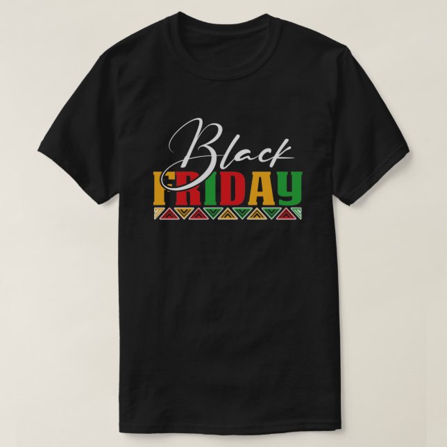 black friday Shopping Team T-Shirt (Design Front)