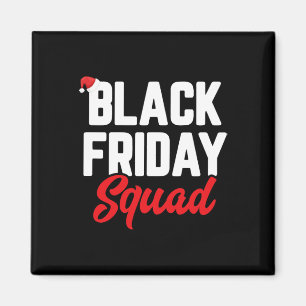 Black friday squad shopping team family funny chri magnet