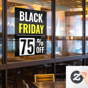 Black Friday Store Sale Discount Window Cling