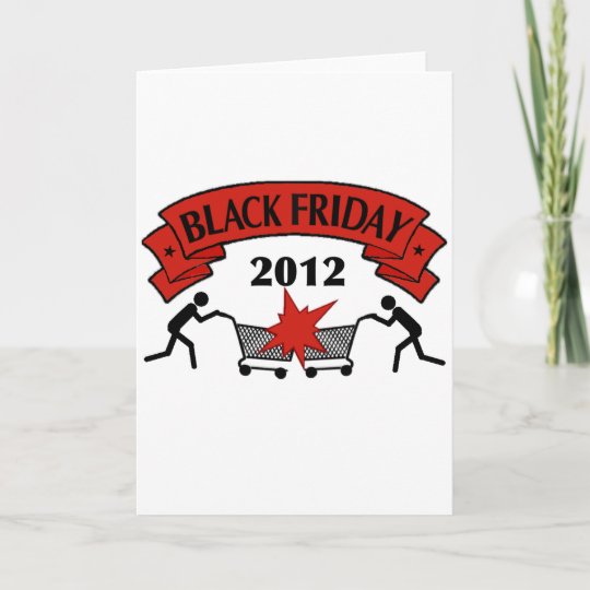 Black Friday Style 2012 Holiday Card | Zazzle.ca