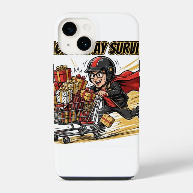 Black Friday Survivor iPhone Case (Back)