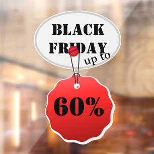 Black Friday Window Cling