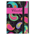 Black Fuchsia Pink Modern Paisley Personalized