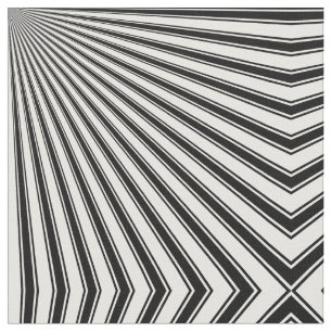 Black Funky Sun Rays Background Fabric