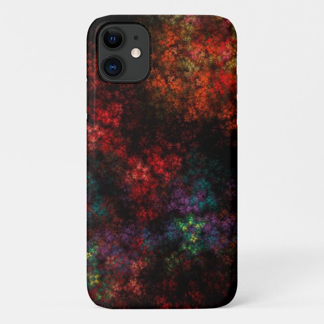 Black Garden Fractal Case-Mate iPhone Case (Back)