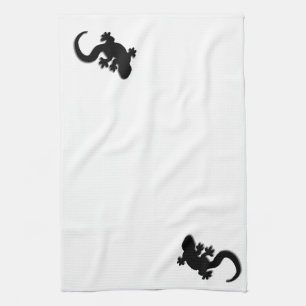 Black Gecko Kitchen Towel