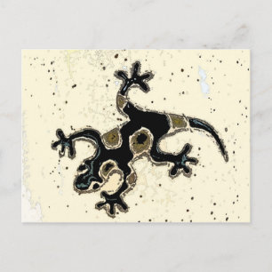 Black Gecko Postcard