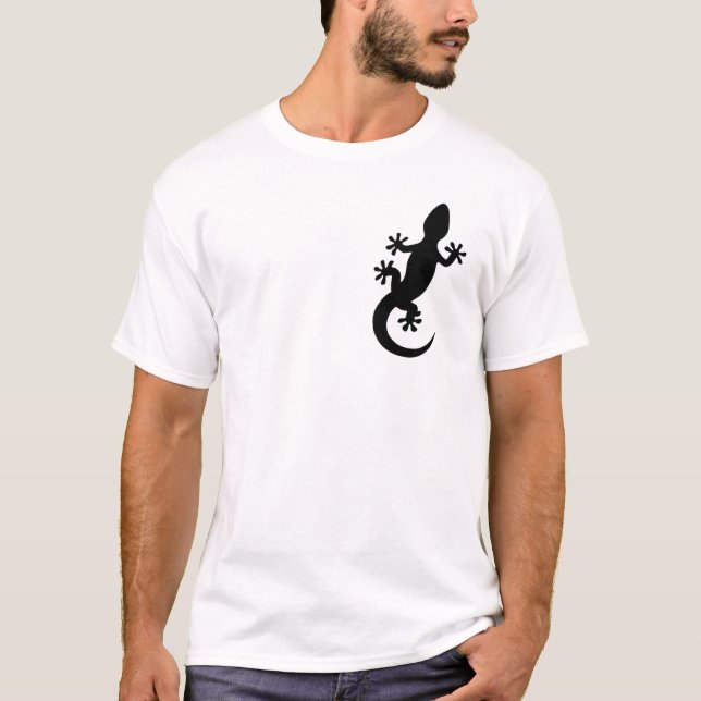 Black gecko T-Shirt (Front)