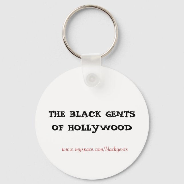Black gents ( key chain) keychain (Front)