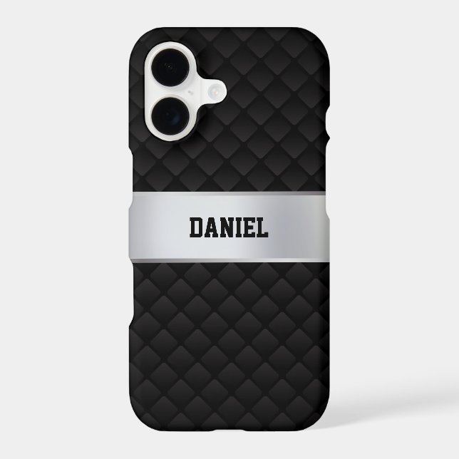 Black Geometric Design (Back)