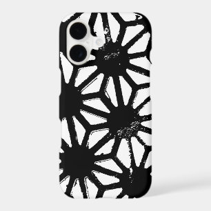 Black geometric pattern