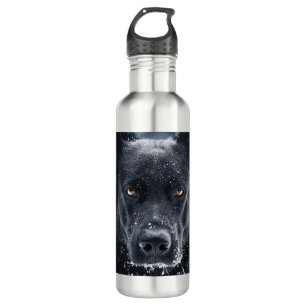 Black German Shepherd 710 Ml Water Bottle