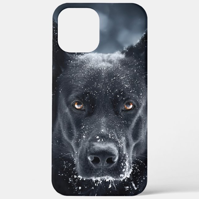 Black German Shepherd Case-Mate iPhone Case (Back)
