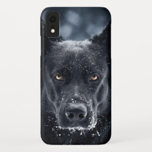 Black German Shepherd iPhone XR Case