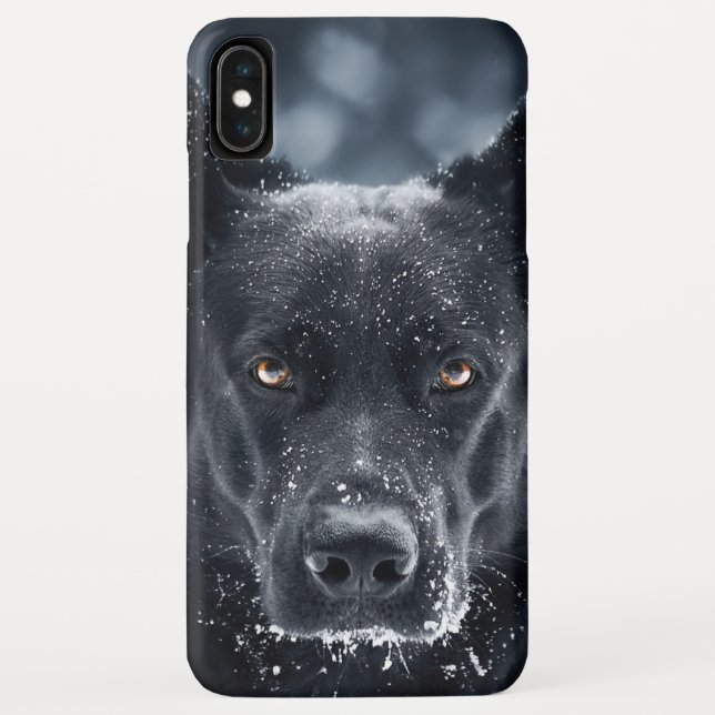 Black German Shepherd Case-Mate iPhone Case (Back)
