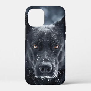Black German Shepherd iPhone 12 Mini Case