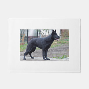 black-german-shepherd-full doormat