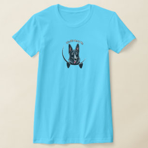 Black German Shepherd IAAM Logo T-Shirt