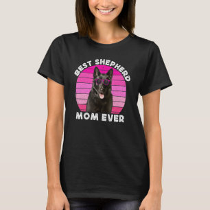 Black German Shepherd Mom For Women Shepherd GSP D T-Shirt