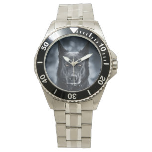 Black German Shepherd Watch