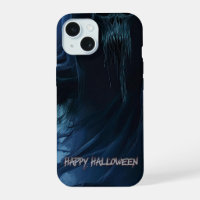 Black ghost in a hellish landscape - Halloween