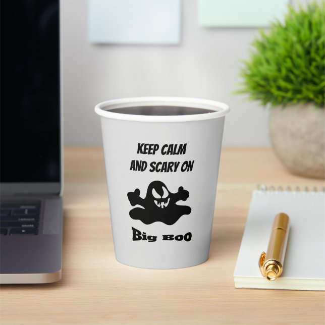 Black ghost paper cups (Insitu)