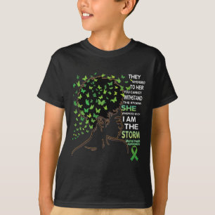 Black Girl Awareness Mental Health Warrior T-Shirt