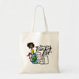 Black Girl Bucket List Tote Bag