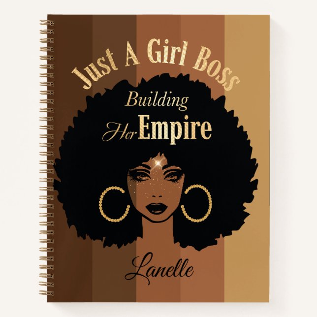 Black Girl Composition Notebook (Front)