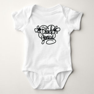 Black girl genius baby bodysuit