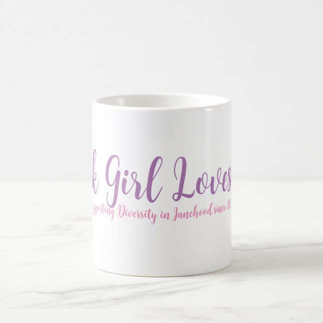 Black Girl Loves Jane Classic Mug en blanc (Centre)