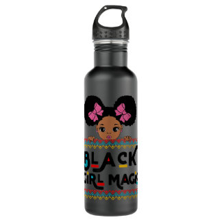 Black Girl Magic African American Melanin Kids Tod 710 Ml Water Bottle