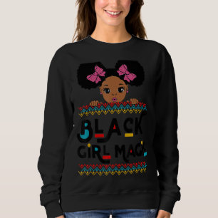 Black Girl Magic African American Melanin Kids Tod Sweatshirt