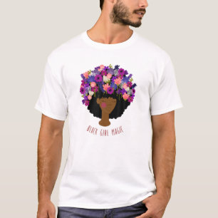Black Girl Magic Afro Queen BLM Melanin T-Shirt